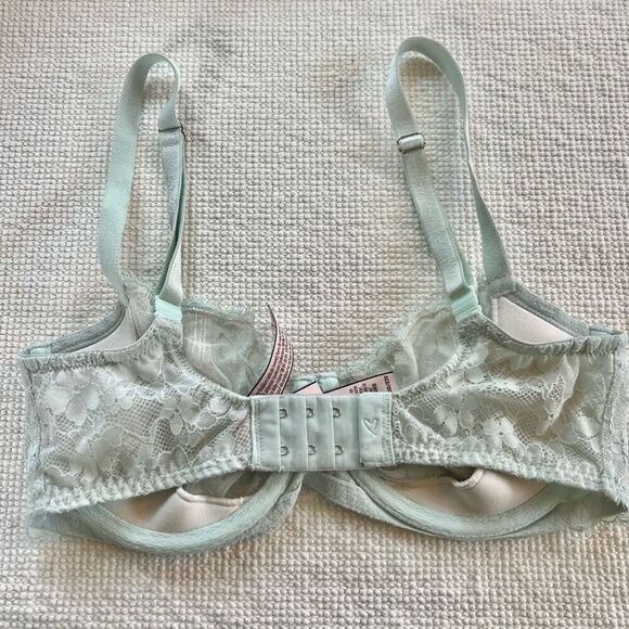 Victoria’s Secret Bra Lace Light Blue Dream Angels Size 32DD - Picture 4 of 5